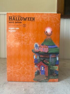 Dept 56 CRYPTIC CAVE CRYSTALS Halloween Village Witch Hollow 6007641 BRAND NEW